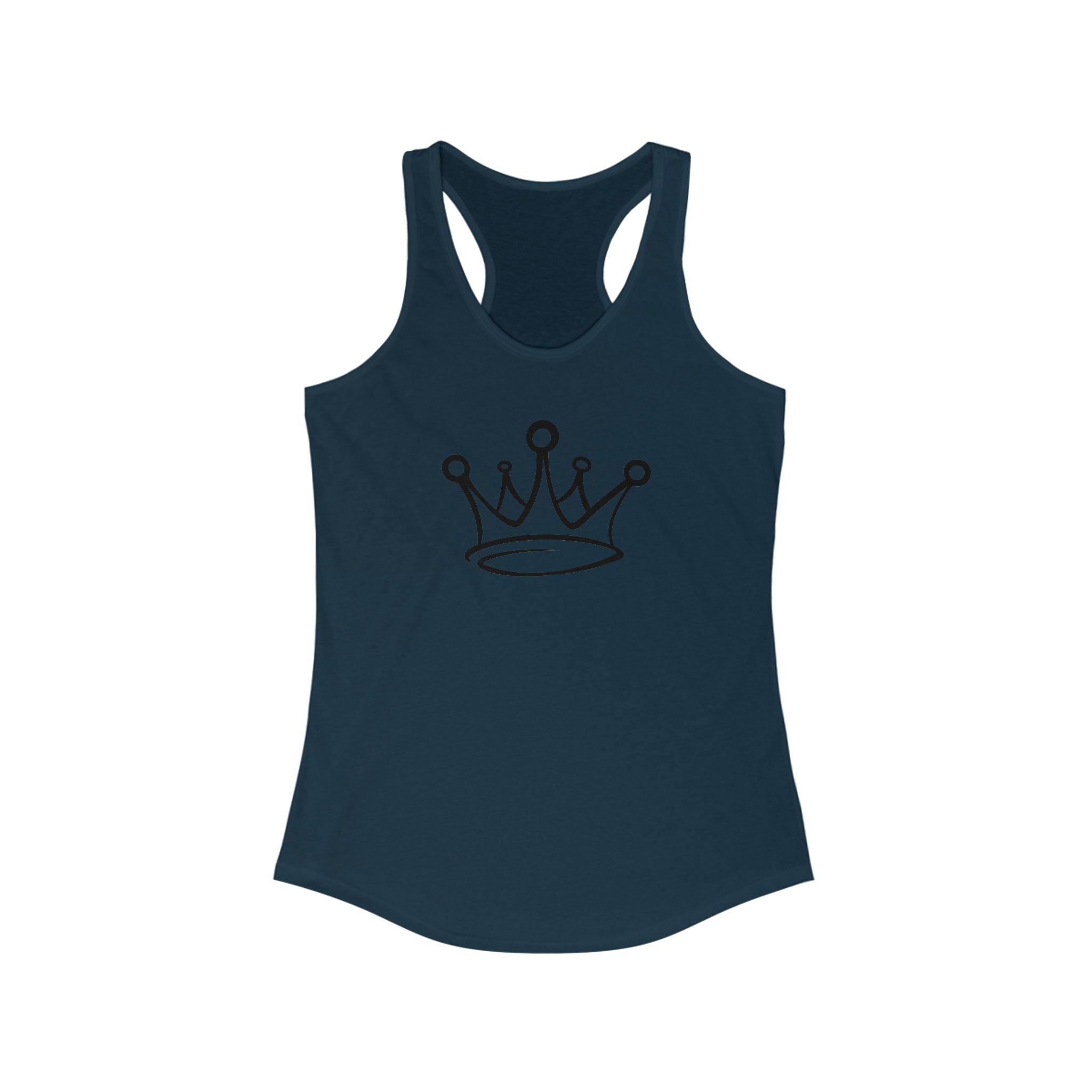 Queen Tank, Cute Summer Top, Women's Workout Shirt, Casual Wear, Princess Shirt