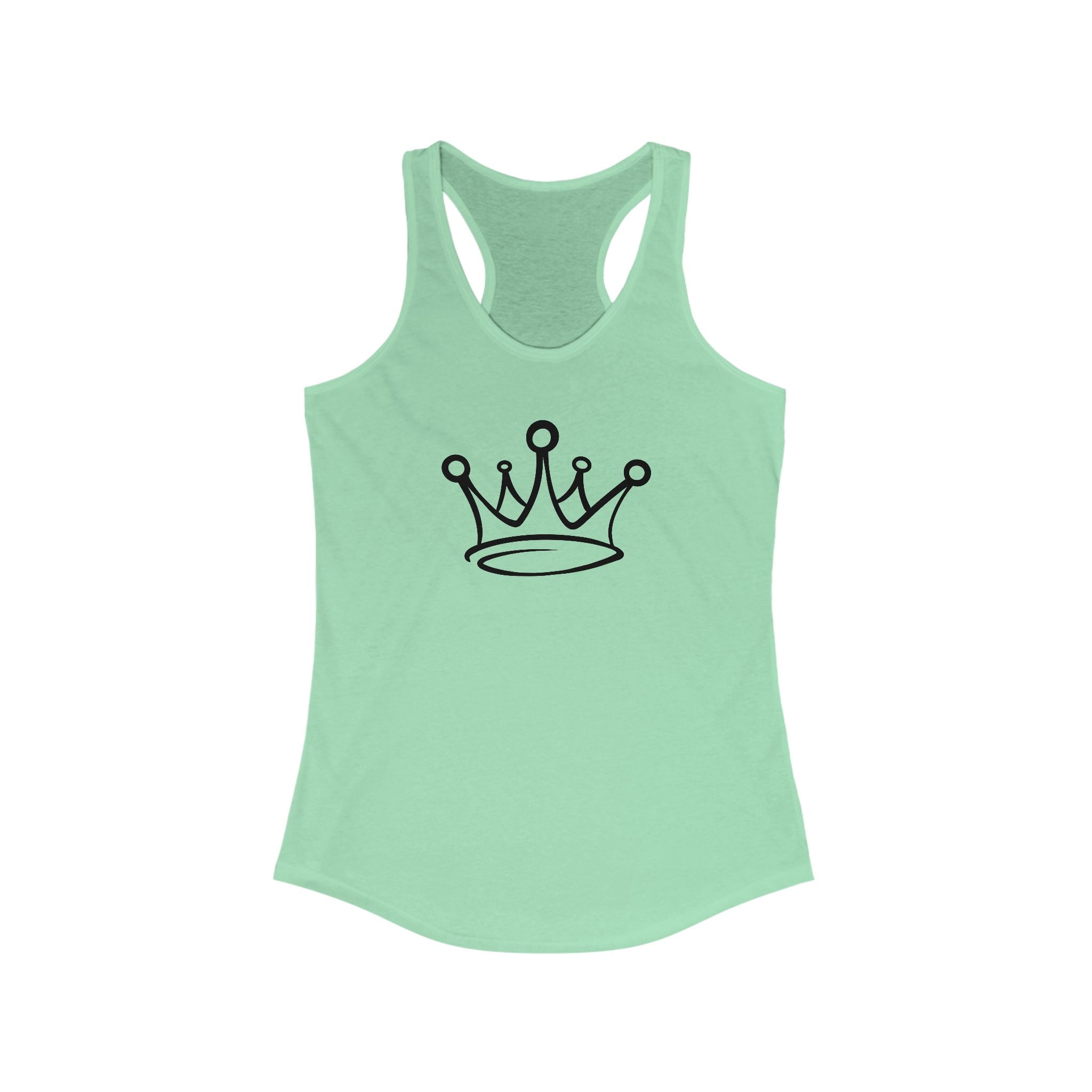 Queen Tank, Cute Summer Top, Women's Workout Shirt, Casual Wear, Princess Shirt
