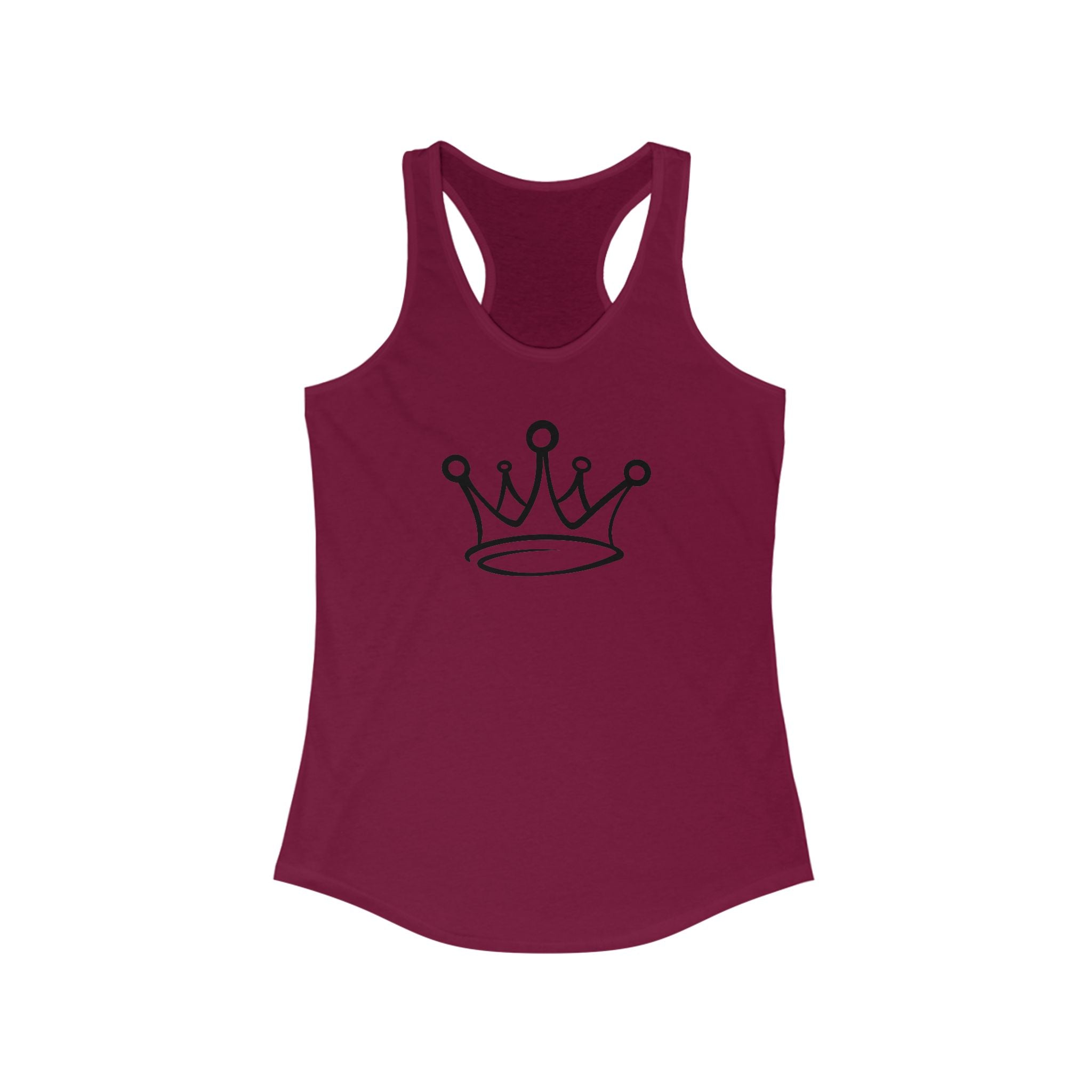 Queen Tank, Cute Summer Top, Women's Workout Shirt, Casual Wear, Princess Shirt