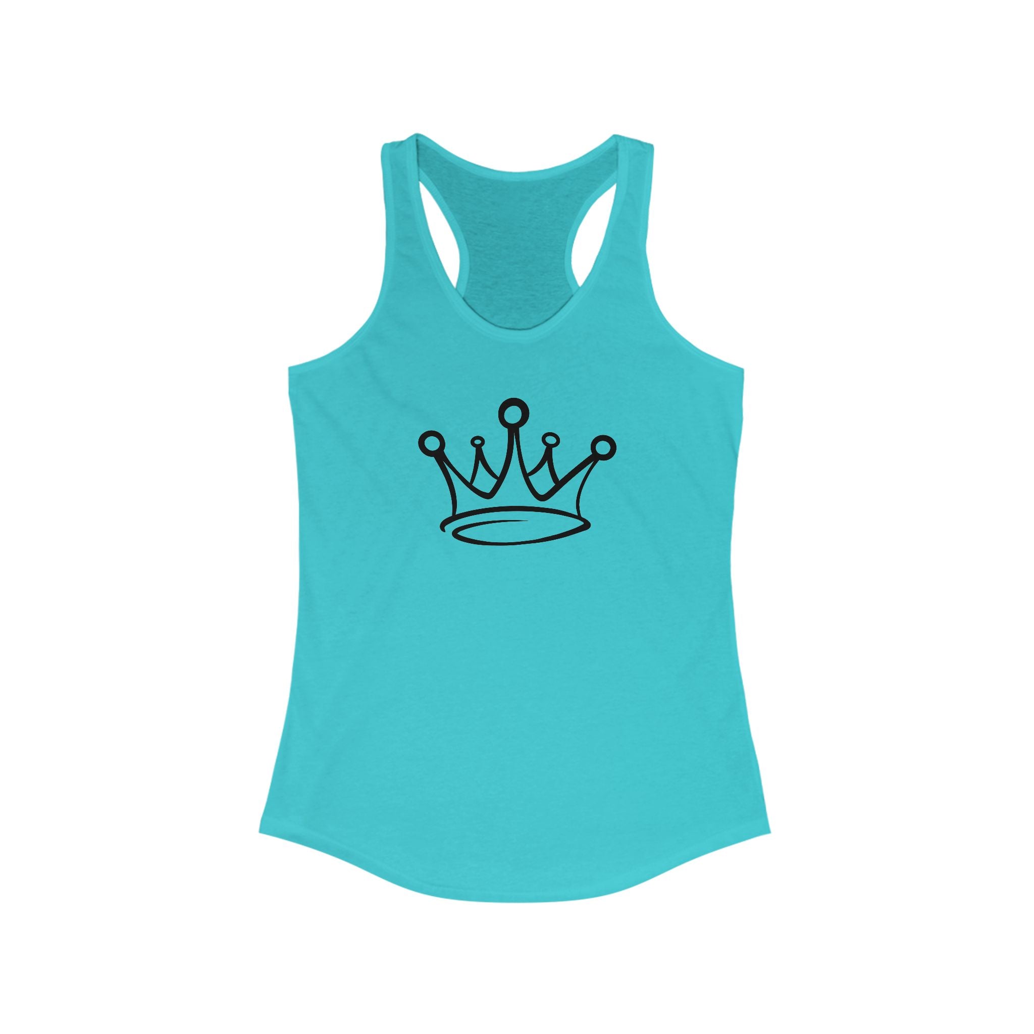 Queen Tank, Cute Summer Top, Women's Workout Shirt, Casual Wear, Princess Shirt