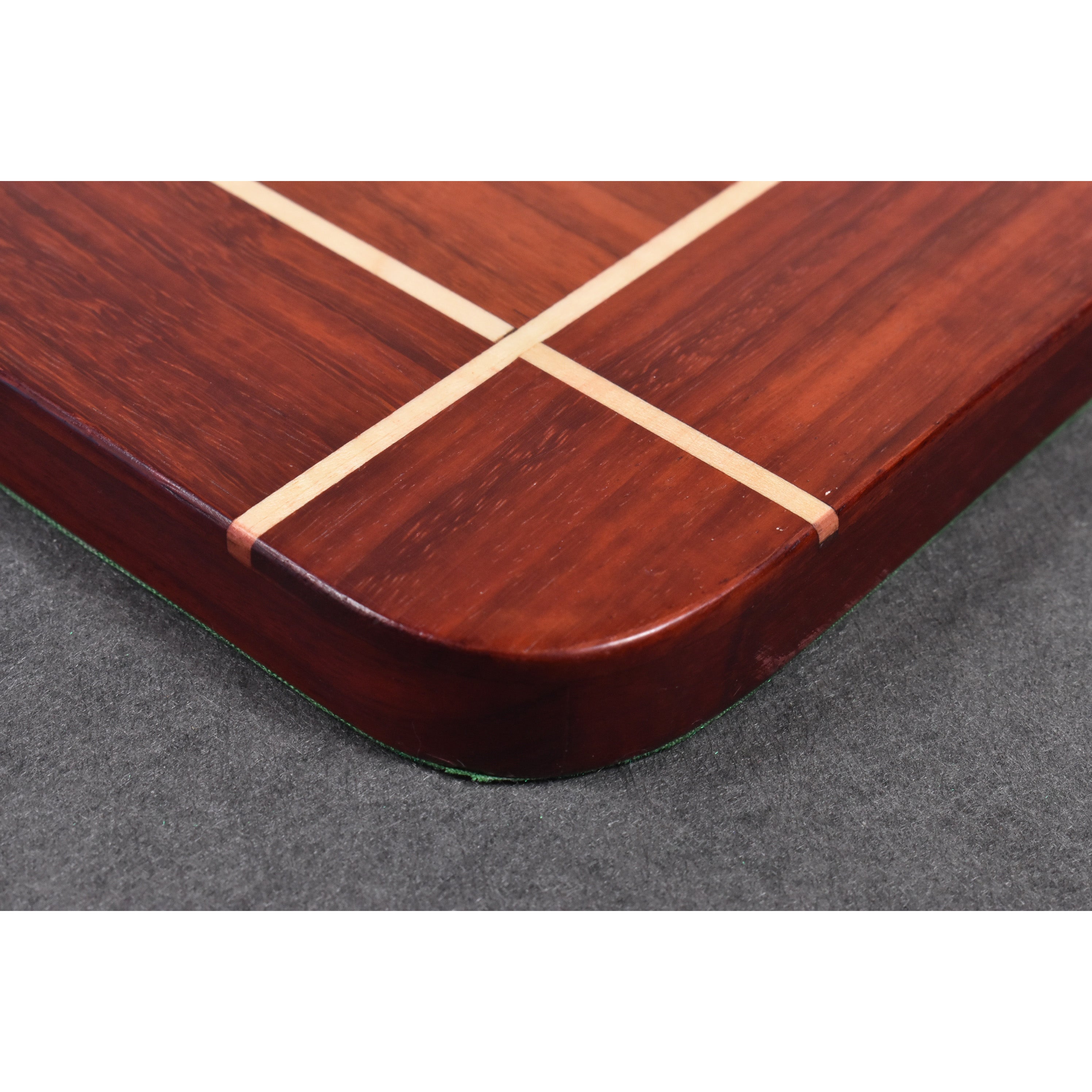 Combo of 4.3" Napoleon Luxury Staunton Triple Weight Bud Rosewood Chess Pieces with 23" Chessboard and Storage Box
