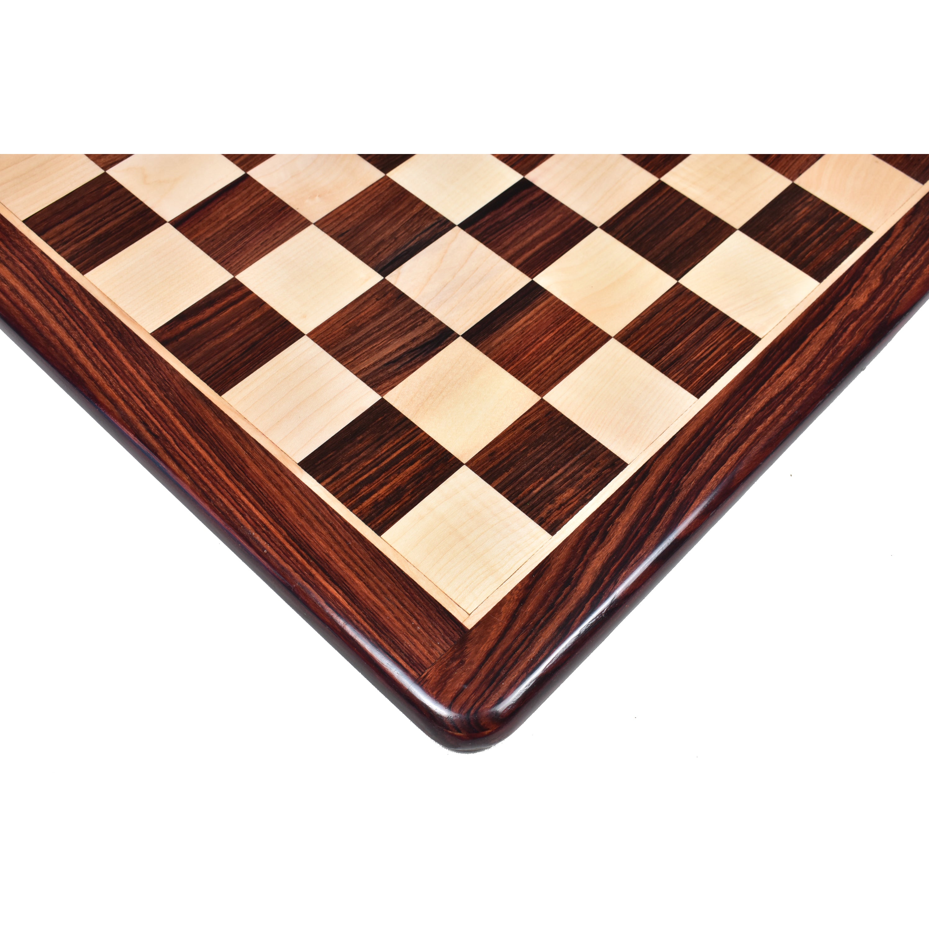 19” Inlaid Chessboard Rosewood & Maple 1.97” Square ~ 50 mm