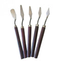 5 Piece Steel Palette Painting Spatula Kit