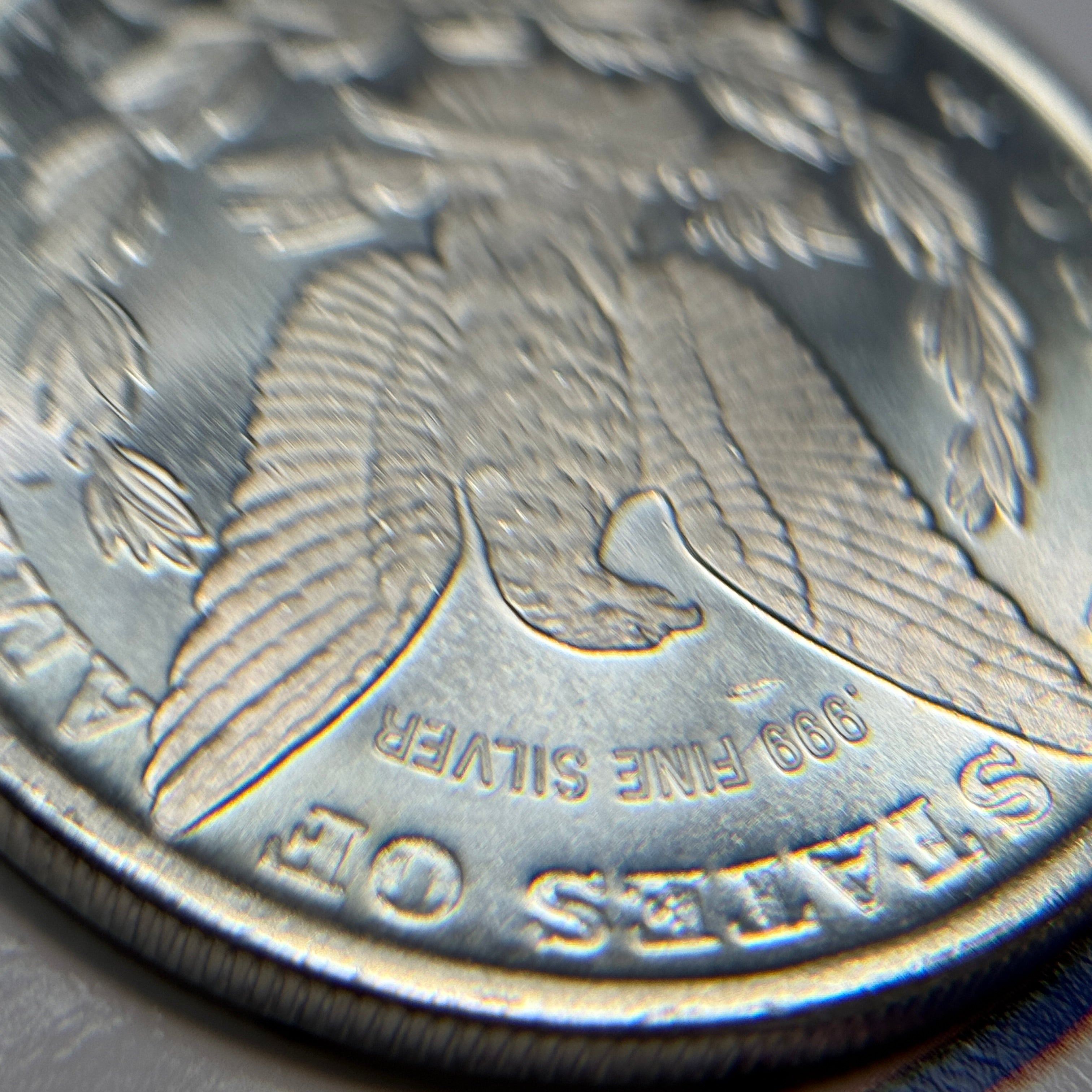 Bullion Silver Round • Morgan Liberty Coin 🪙 .999 Silver Round Bullion