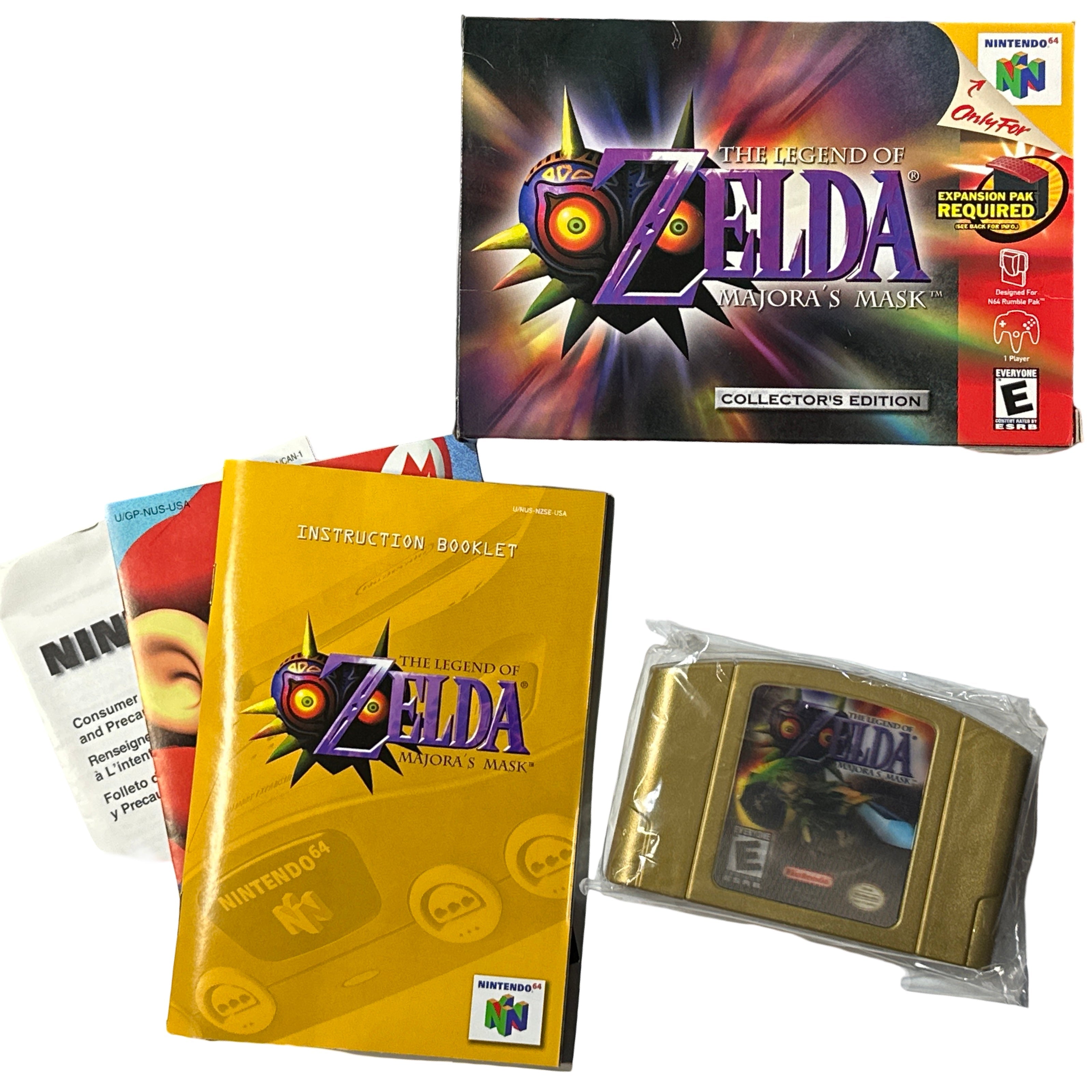 Zelda Majora's Mask Collector's Edition Nintendo 64