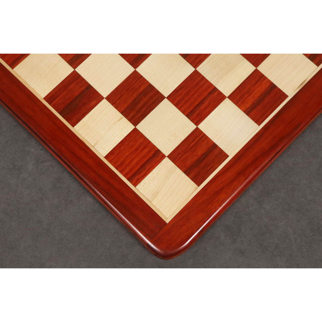 19" Inlaid Chessboard Bud Rosewood & Maple - 1.97” ~ 50 mm Square