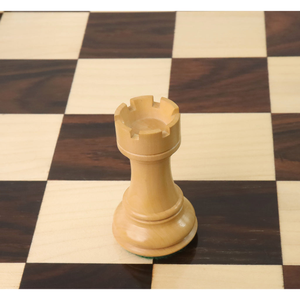 4.1" Rosewood Professional Staunton Weighted Chess Set (Chess Pieces Only) w/4 Queens