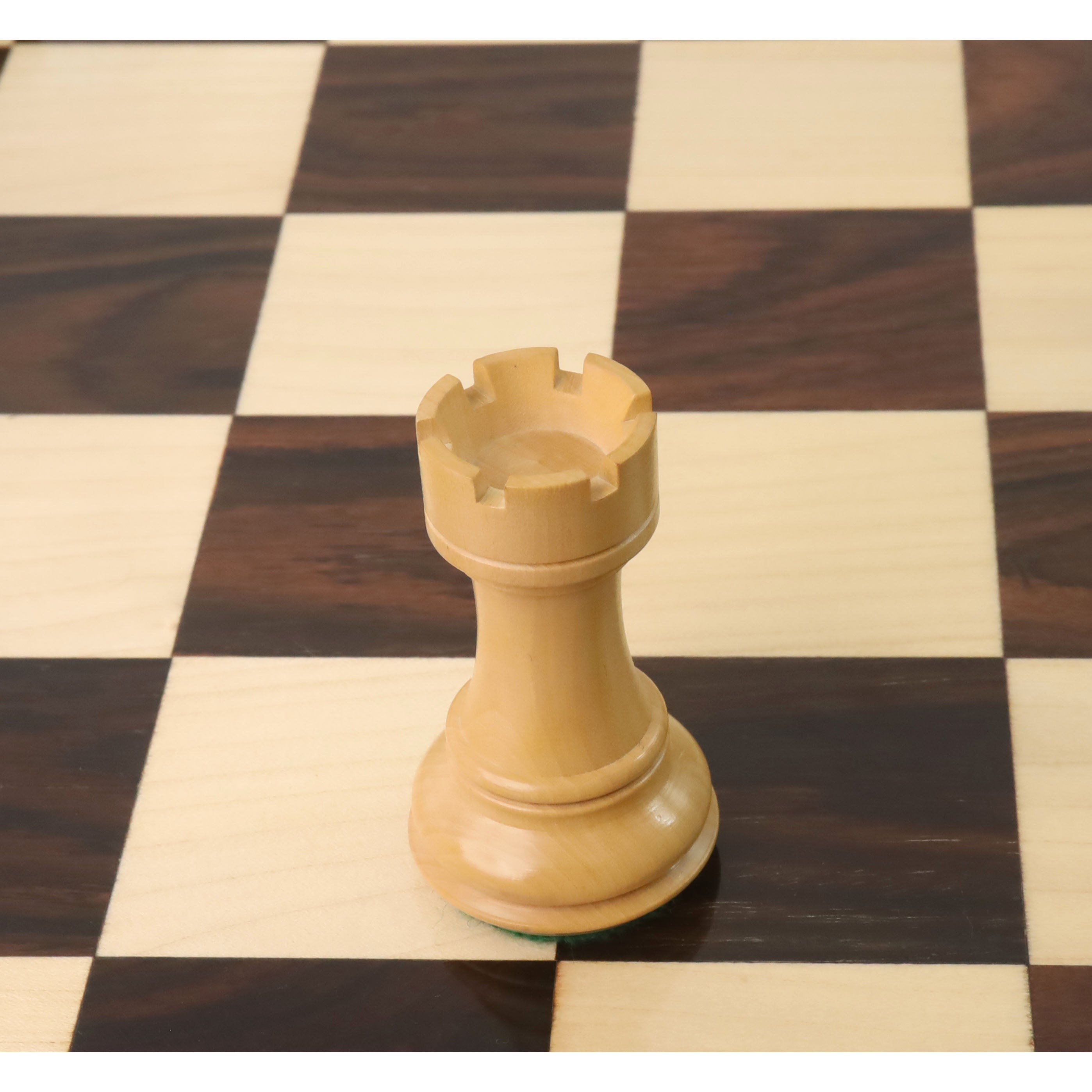 4.1" Rosewood Professional Staunton Weighted Chess Set (Chess Pieces Only) w/4 Queens