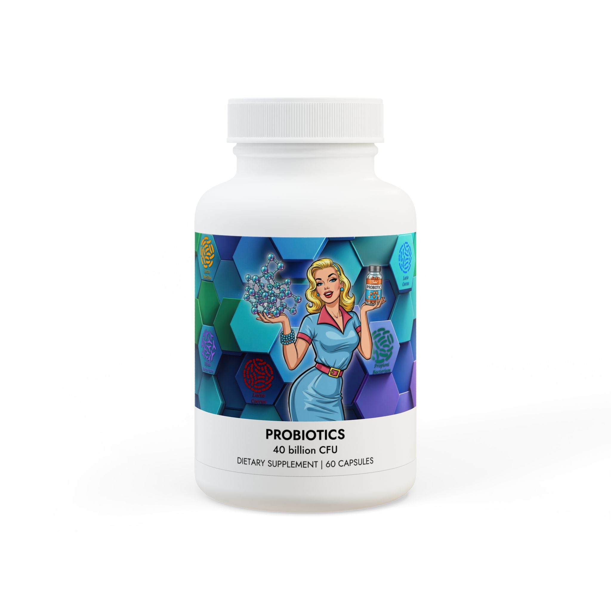 Probiotic Blend Supplement (60 Capsules)