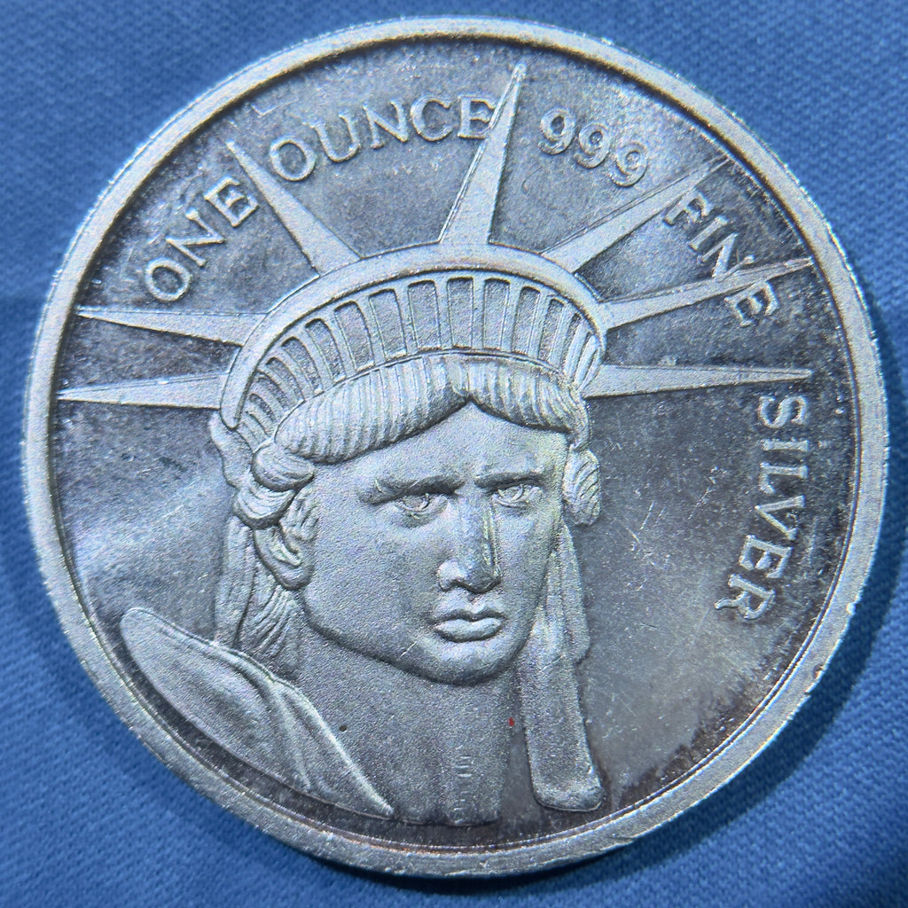 Bullion Silver Round • Colossus Liberty 🗽 Coin 🪙 w/motto