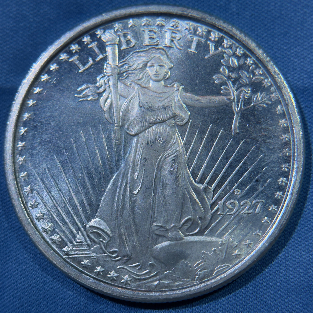 Silver Round • St. Gaudens Double Eagle .999 ounce