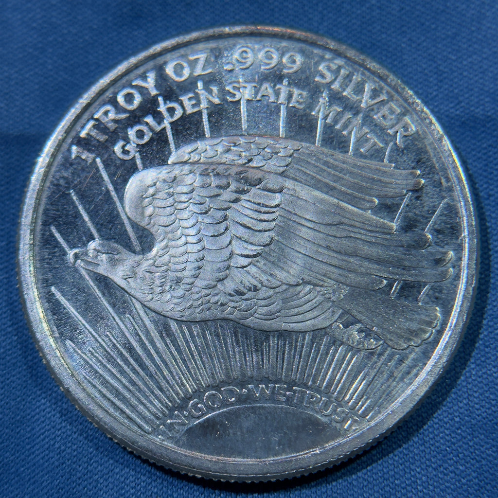 Silver Round • St. Gaudens Double Eagle .999 ounce