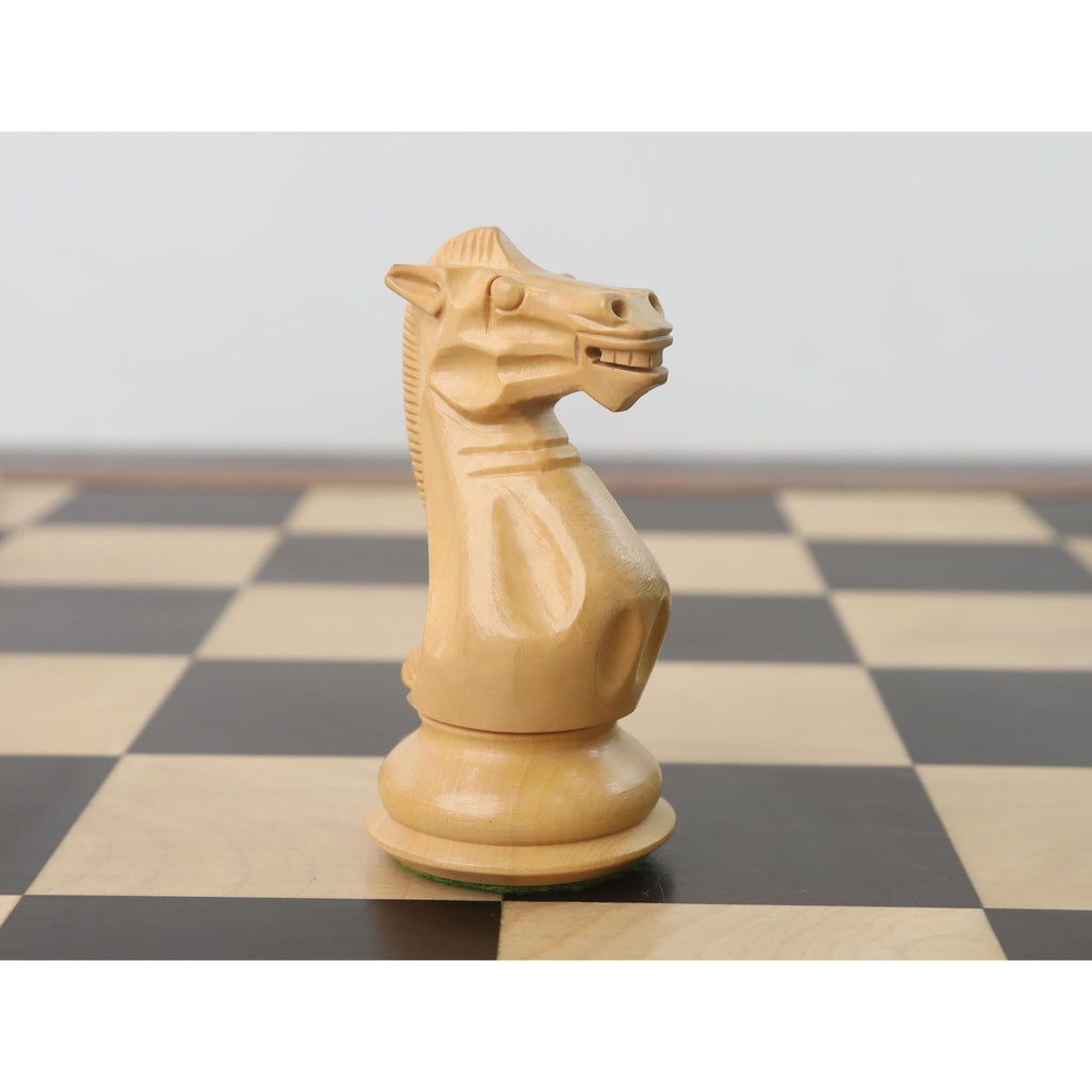 4.1" Ebonised Professional Staunton Weighted Chess Set (Chess Pieces Only) w/4 Queens