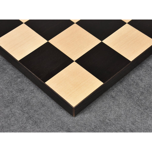 17.7” Ebony & Maple Borderless Chessboard 2.16” Square ~ 55 mm