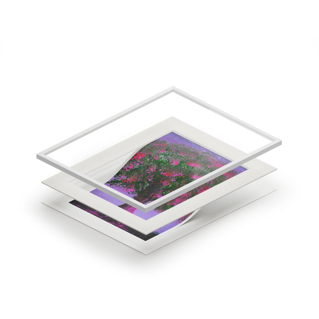 “Cherry Blossom” Passepartout Giclée Print