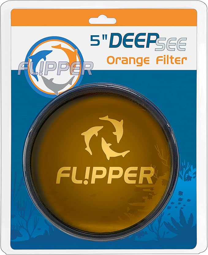 Flipper DeepSee Viewer Black Max 5" Orange Filter