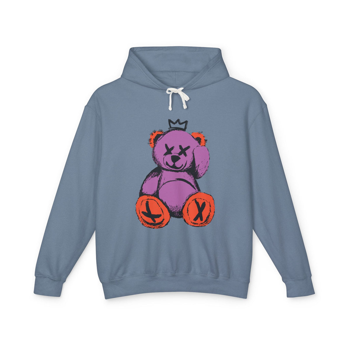 “Bearfully Blind” Punk Teddy Bear Halloween Hoodie