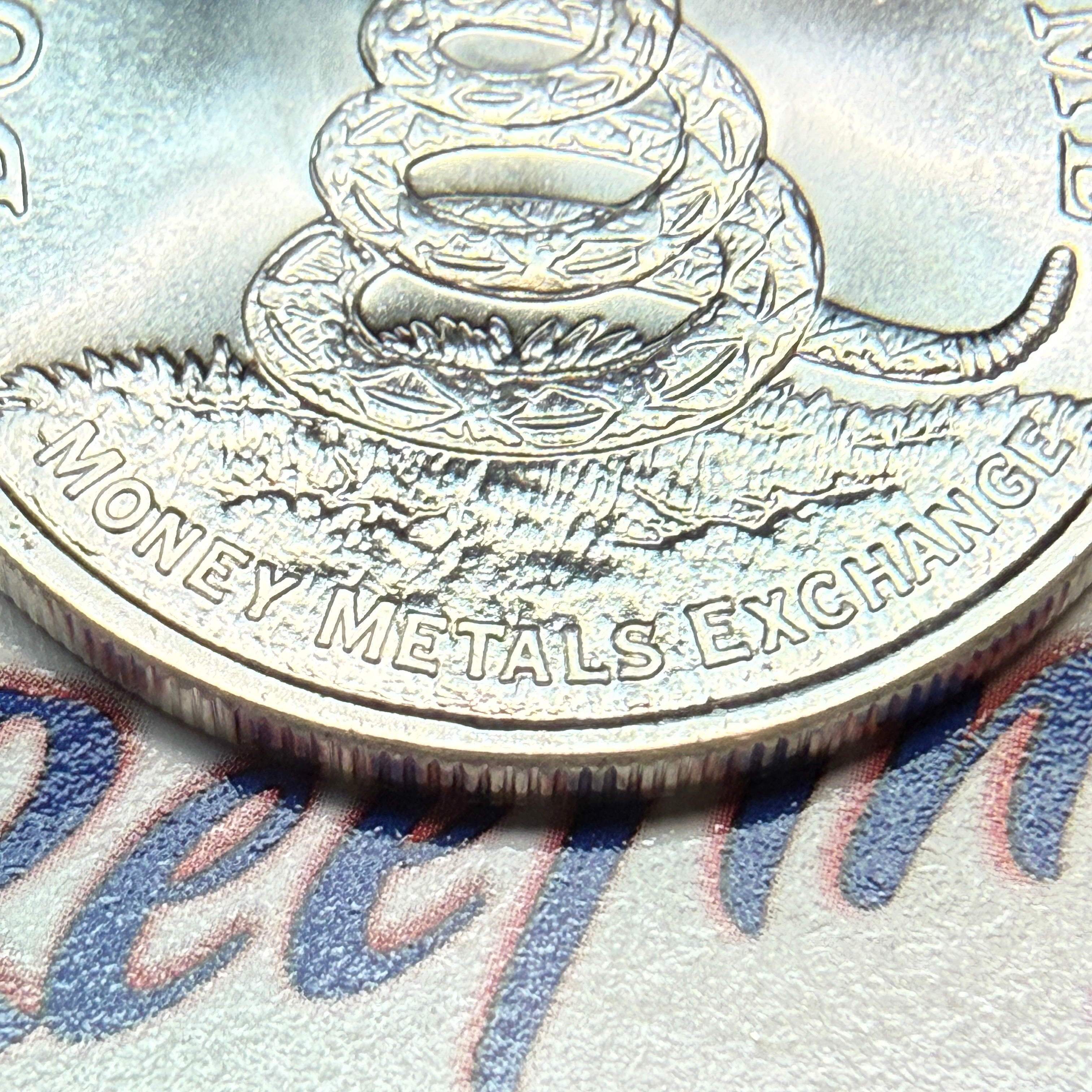 Bullion Silver Round • Don’t Tread on Me ✋🏻 Coin 🪙 .999 Silver Round Bullion