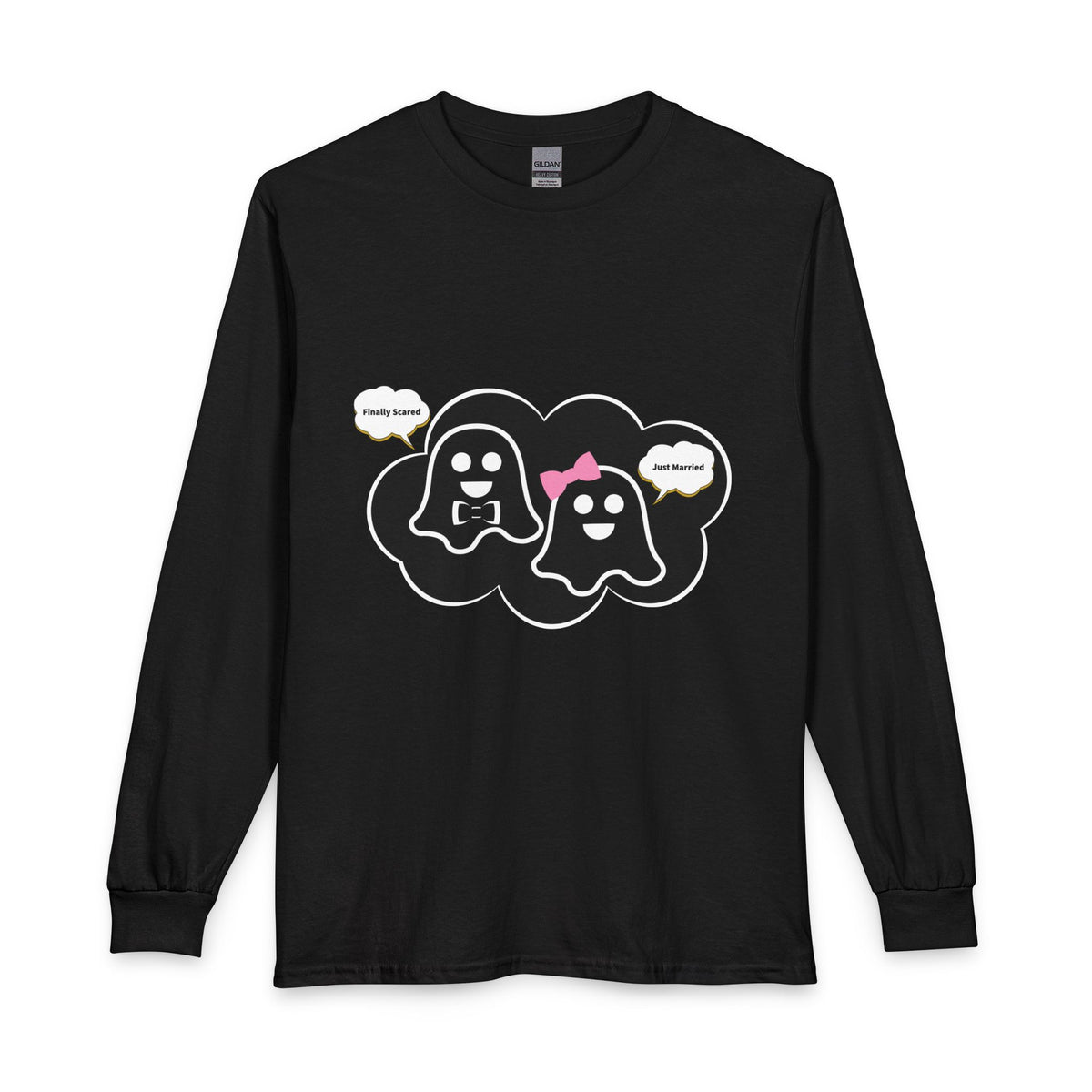“Freedom Asylum” Cute Ghost Couple Long Sleeve T-Shirt