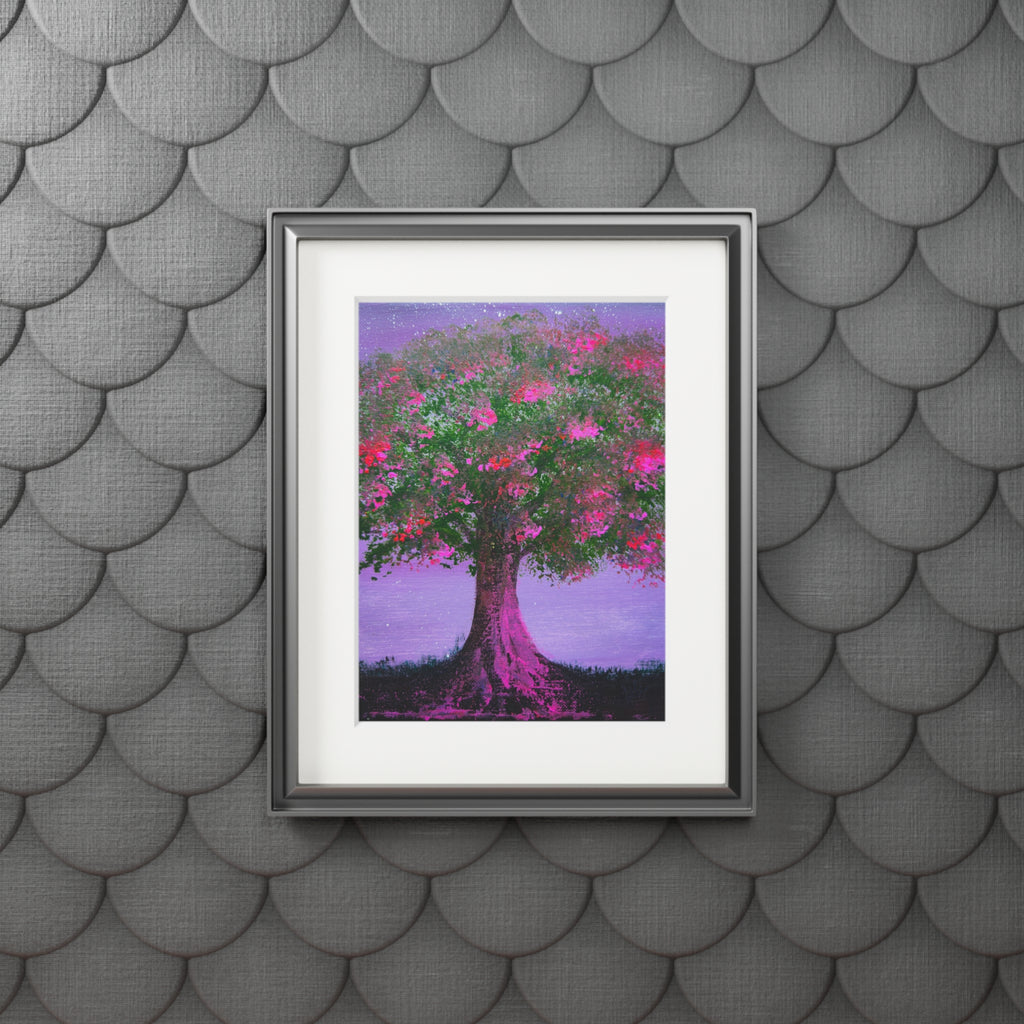 “Cherry Blossom” Passepartout Giclée Print