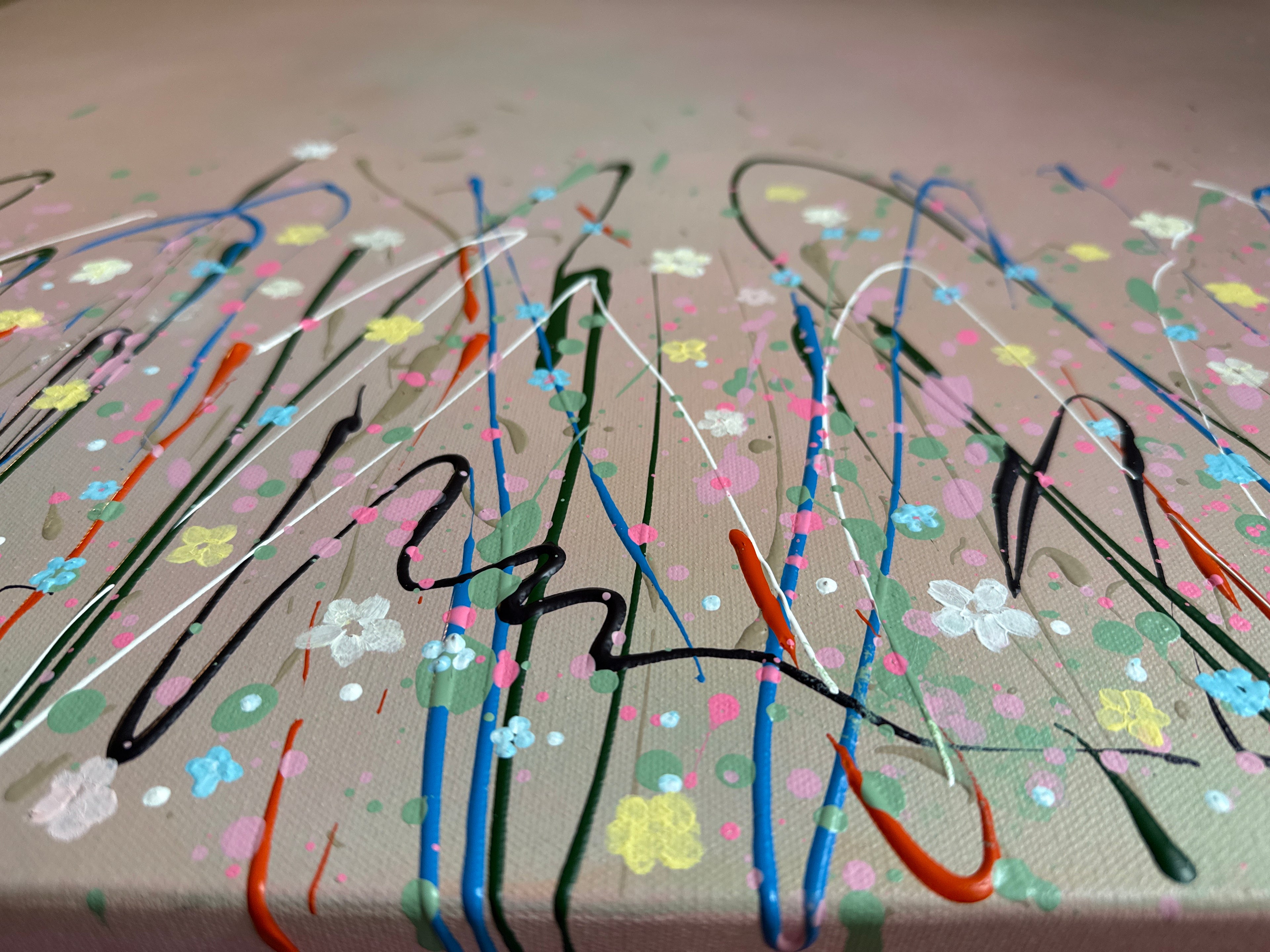 “Flower Pops” Original Acrylic Canvas