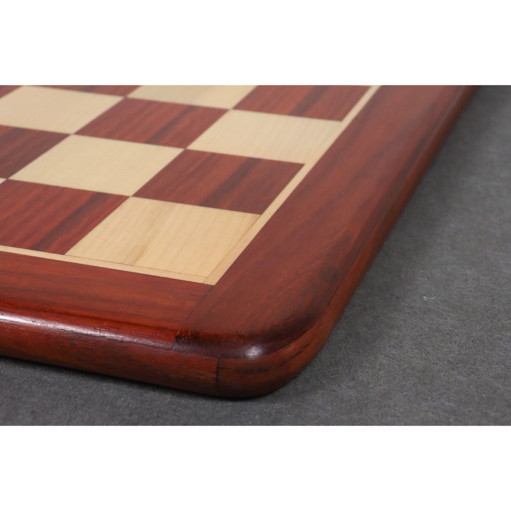 19" Inlaid Chessboard Bud Rosewood & Maple - 1.97” ~ 50 mm Square