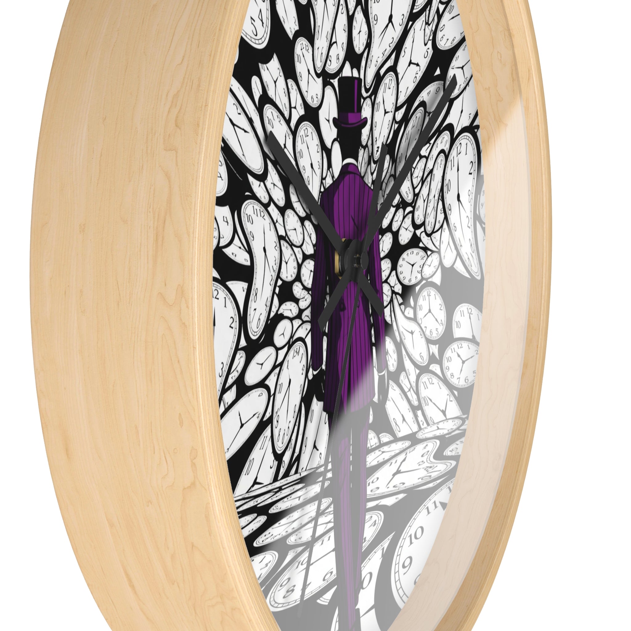 Surreal Warped Acrylic Wall Clock