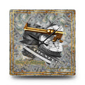 Time is Money - Gold Grafitti Acrylic Wall Clock