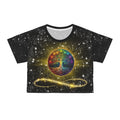 “Limitless” Cosmic Tree Crop Tee - Universe
