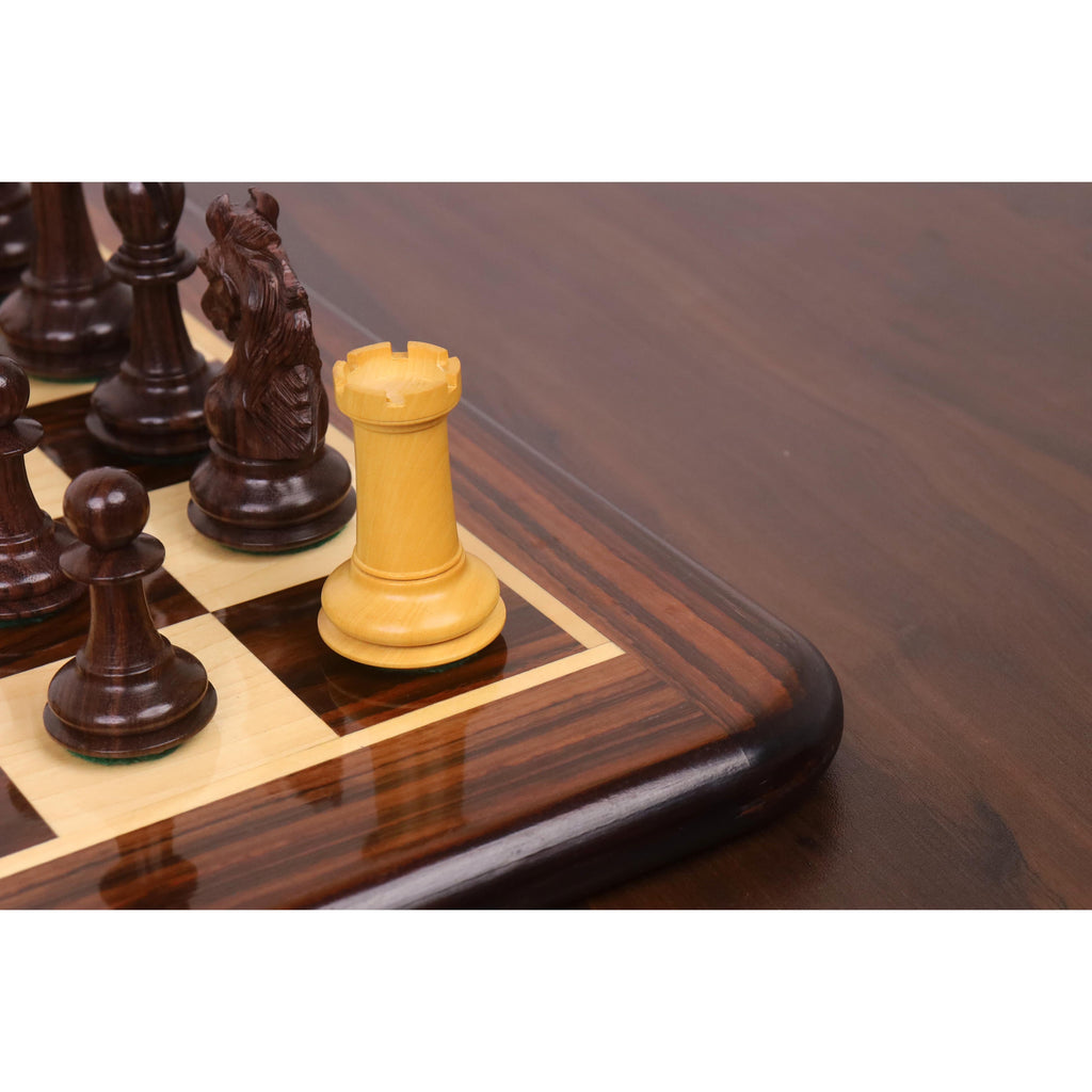 3.9" Heritage Series Staunton Chess Set (Chess Pieces Only) Rosewood & Boxwood
