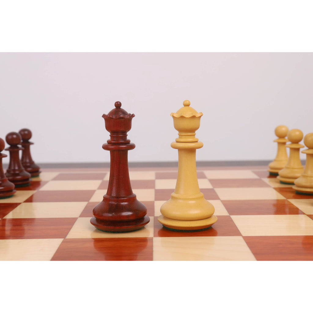 3.9" Heritage Series Staunton Chess Set (Chess Pieces Only) Bud Rosewood & Boxwood
