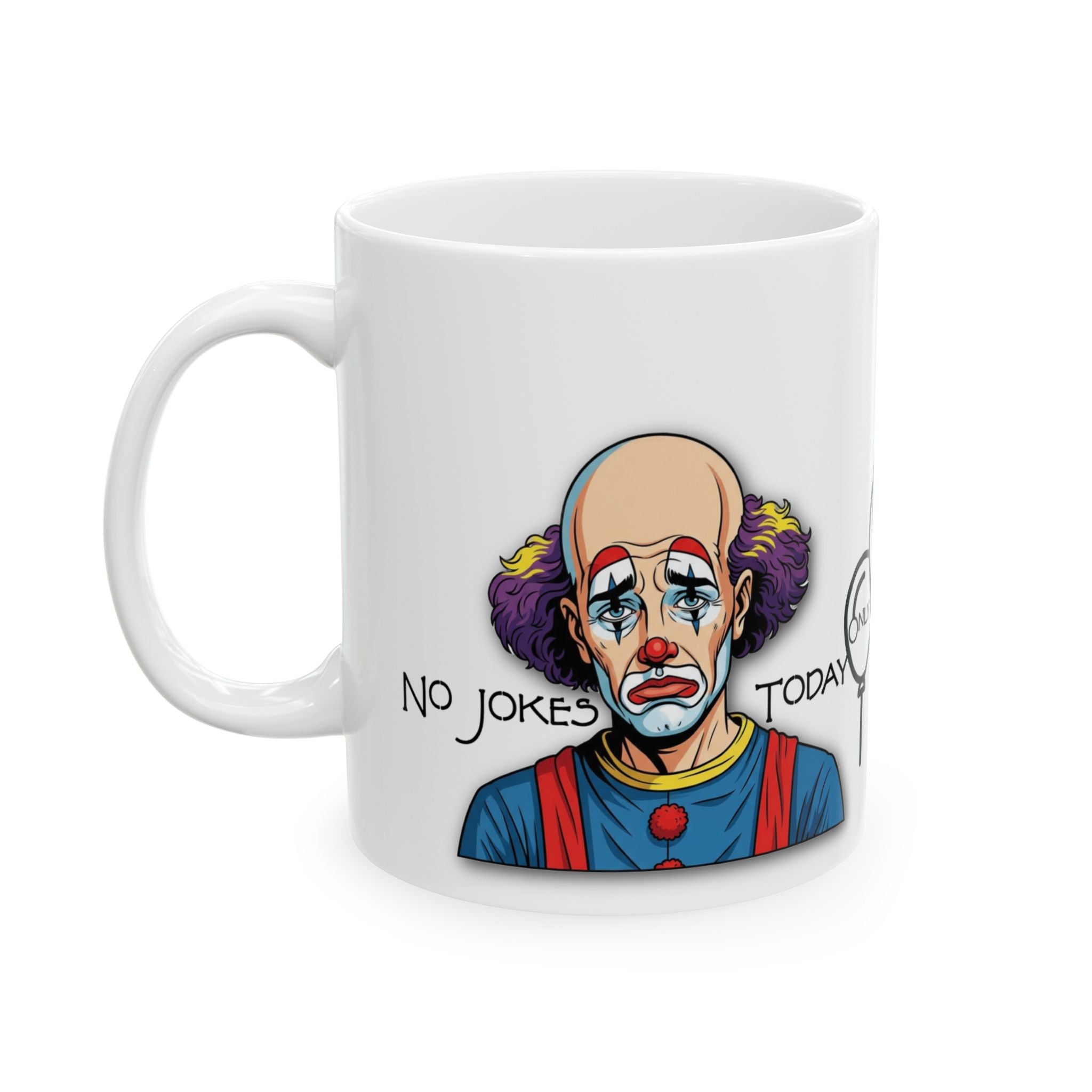 Funny Sad Clown Pagliacci Coffee Mug