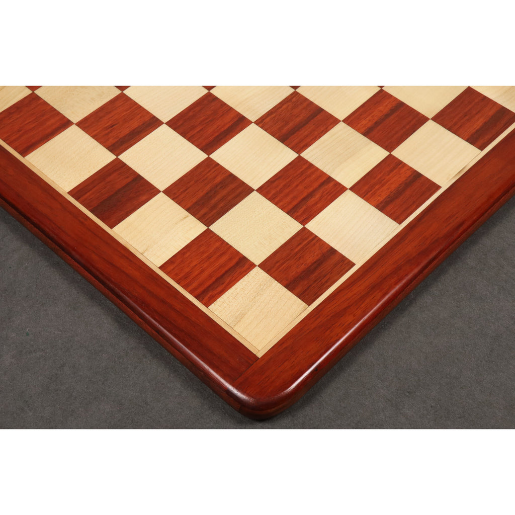 19" Inlaid Chessboard Bud Rosewood & Maple - 1.97” ~ 50 mm Square