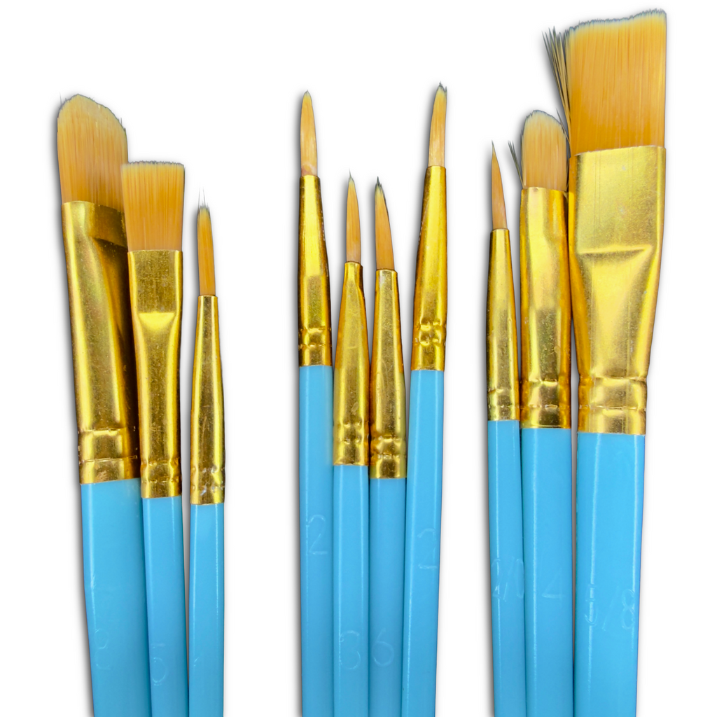 Artist Brushes 10pcs Pink