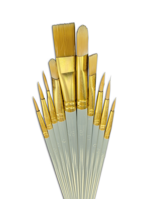 Artist Brushes 10pcs Pink