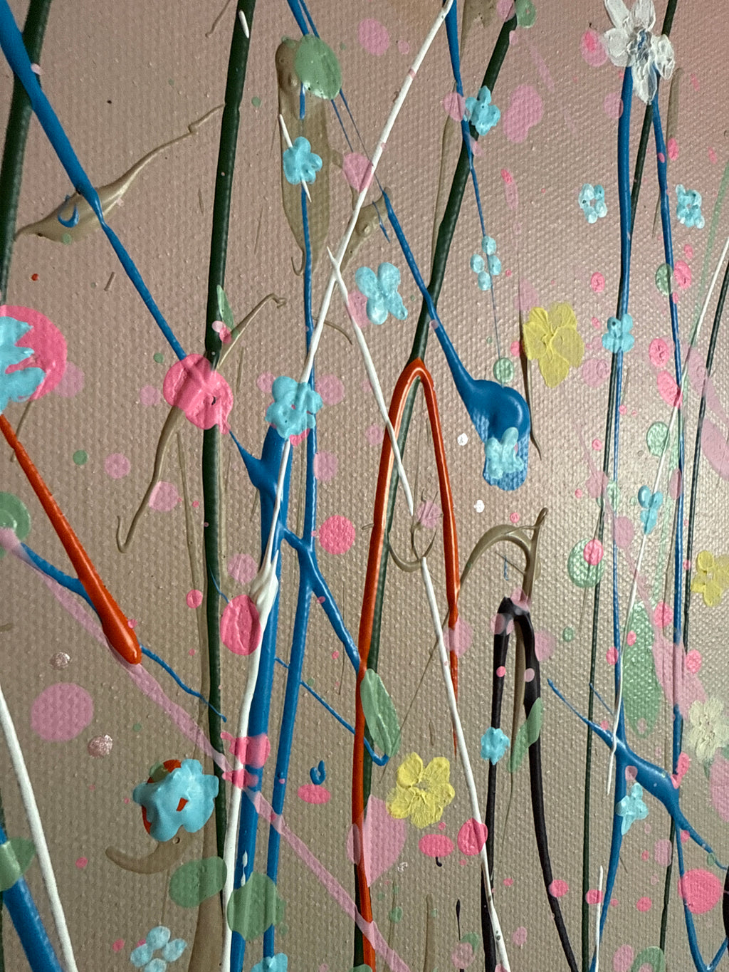 “Flower Pops” Original Acrylic Canvas