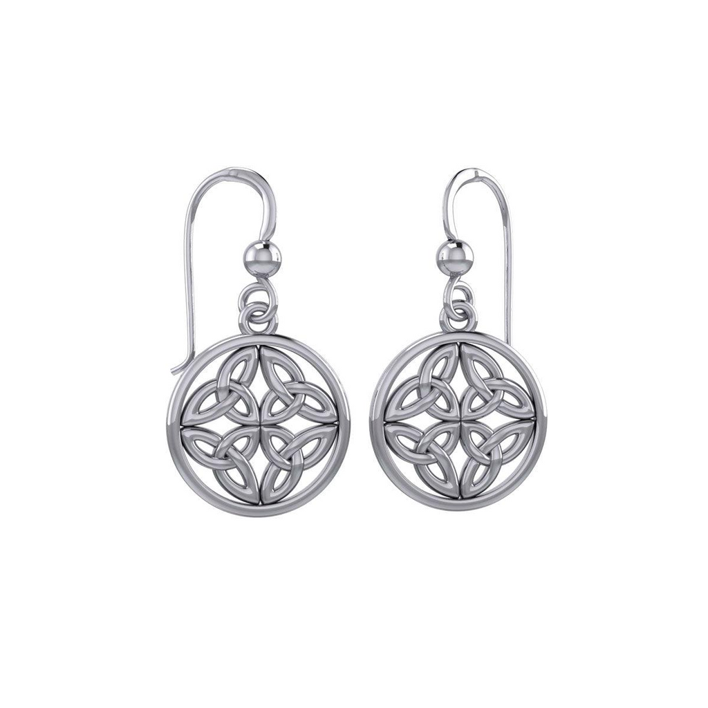 Celtic Triquetra Sterling Silver Earrings