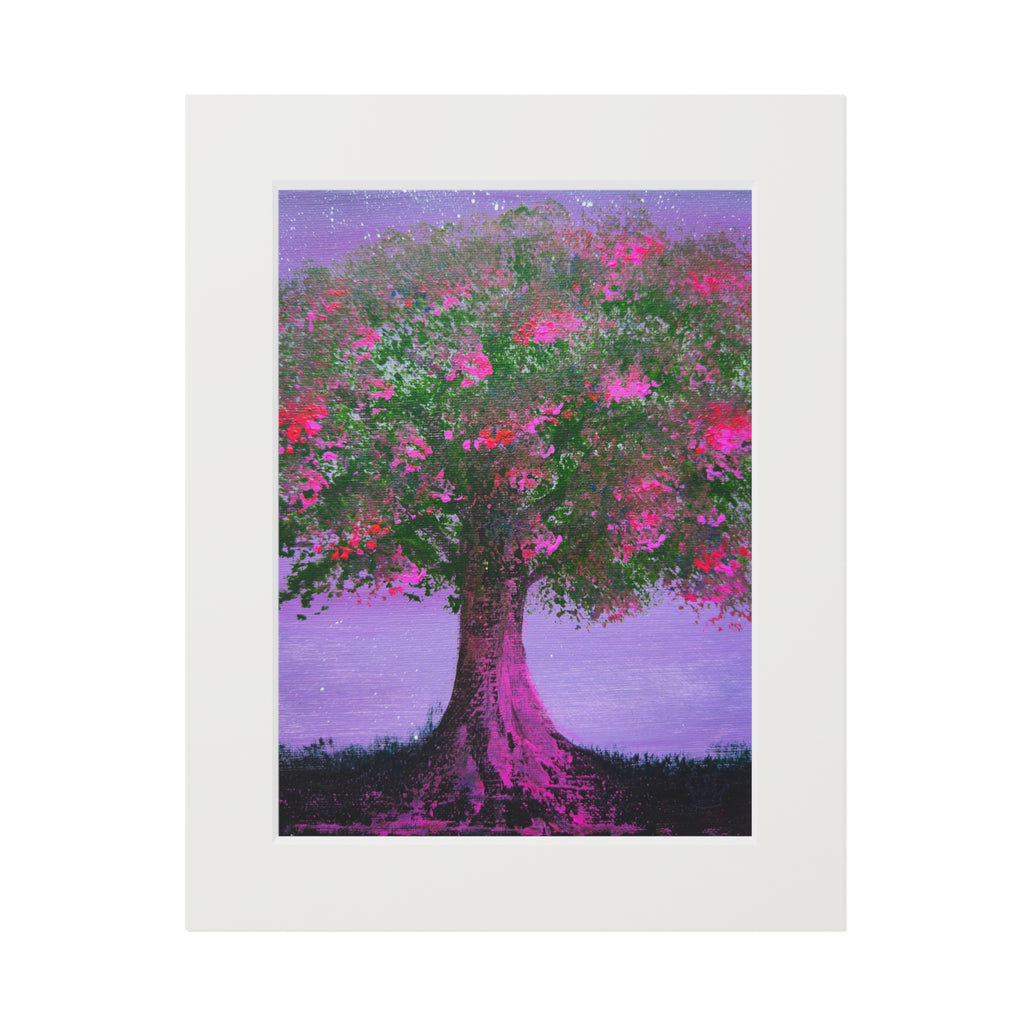 “Cherry Blossom” Passepartout Giclée Print