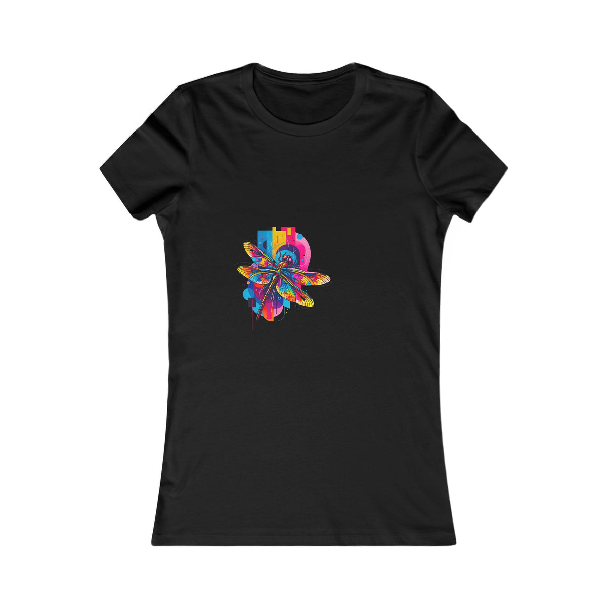 “Copterpolitan” Minimalist Dragonfly Tee