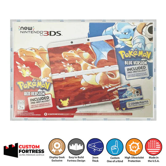 Pokémon Red Blue 20th Anniversary Edition Nintendo 3DS Console
