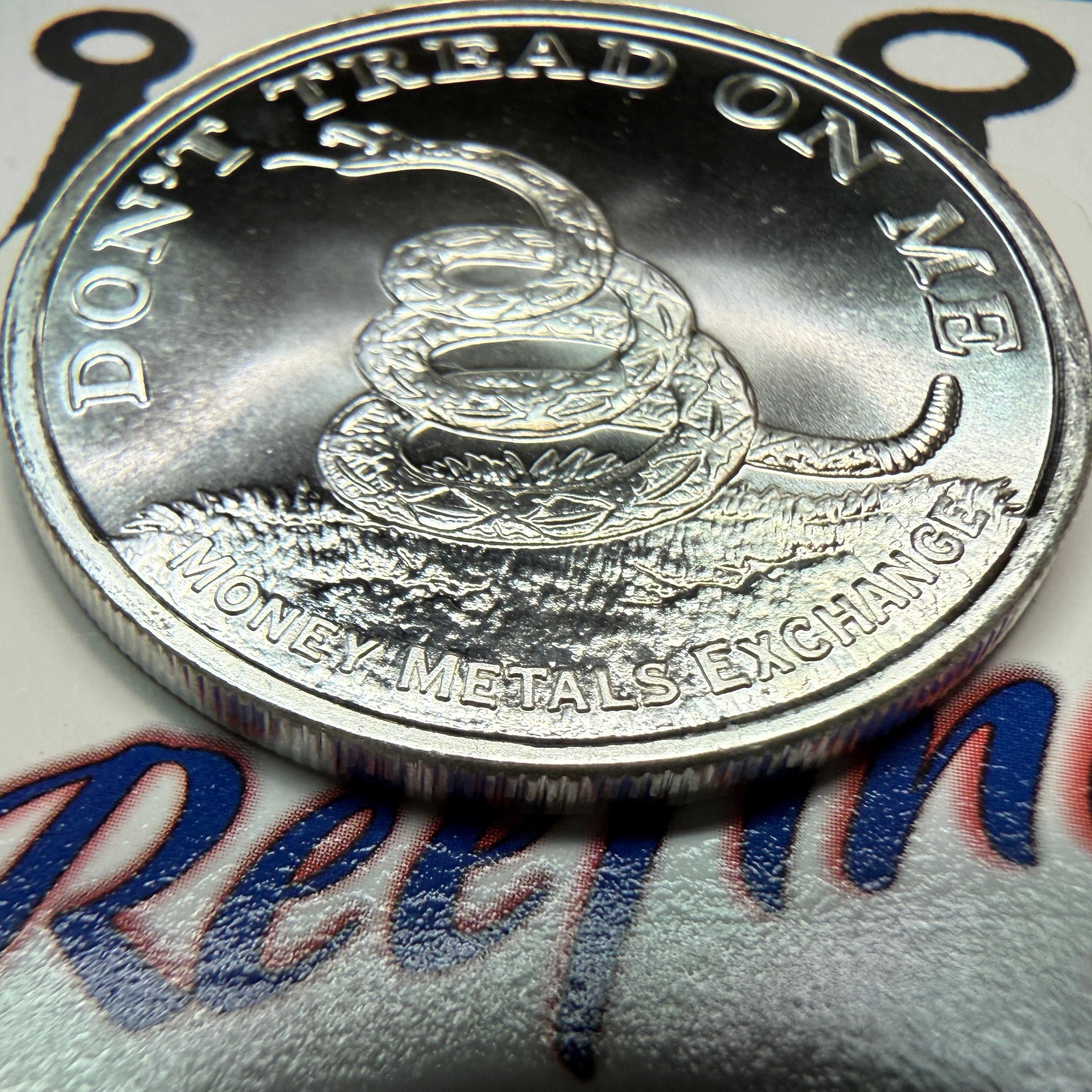 Bullion Silver Round • Don’t Tread on Me ✋🏻 Coin 🪙 .999 Silver Round Bullion