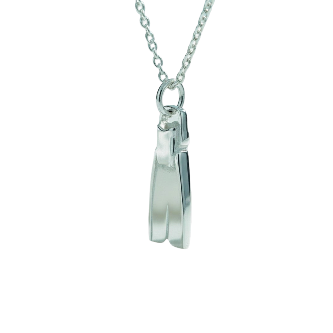 Dive Fin Pendant Necklace
