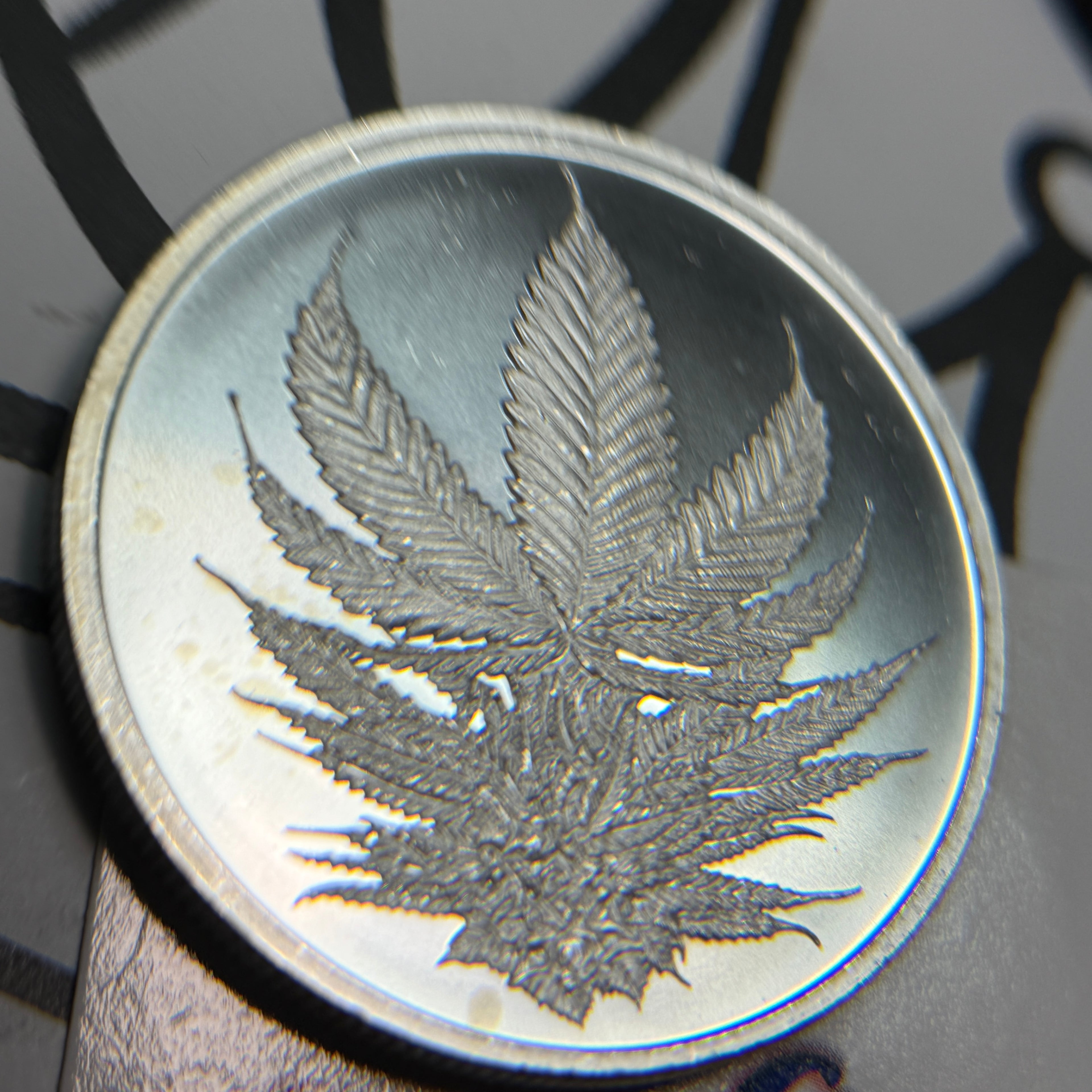 Bullion Silver Round • Celtic Cannabis Coin 🪙 .999 Silver Round Bullion
