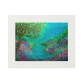 “Foggy Creek” Passepartout Giclée Print