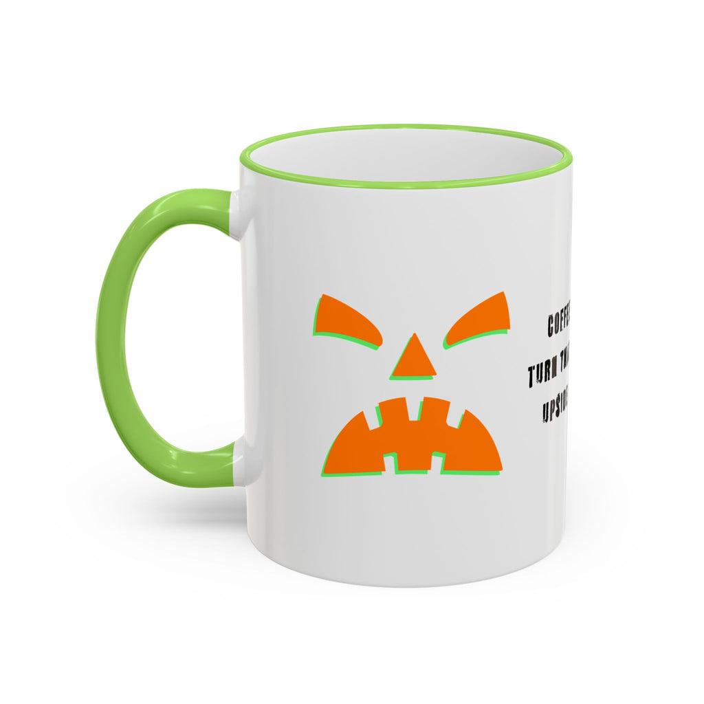 “Frankie Coffee Face” Coffee Will Turn That Frown Upside Down Halloween Mug
