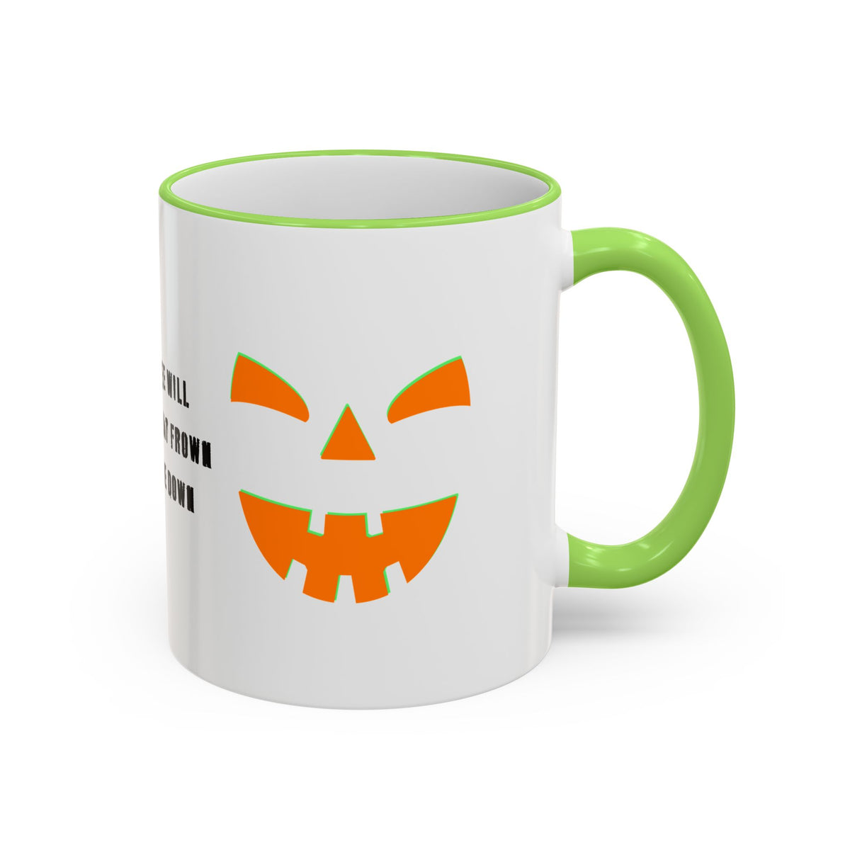 “Frankie Coffee Face” Coffee Will Turn That Frown Upside Down Halloween Mug