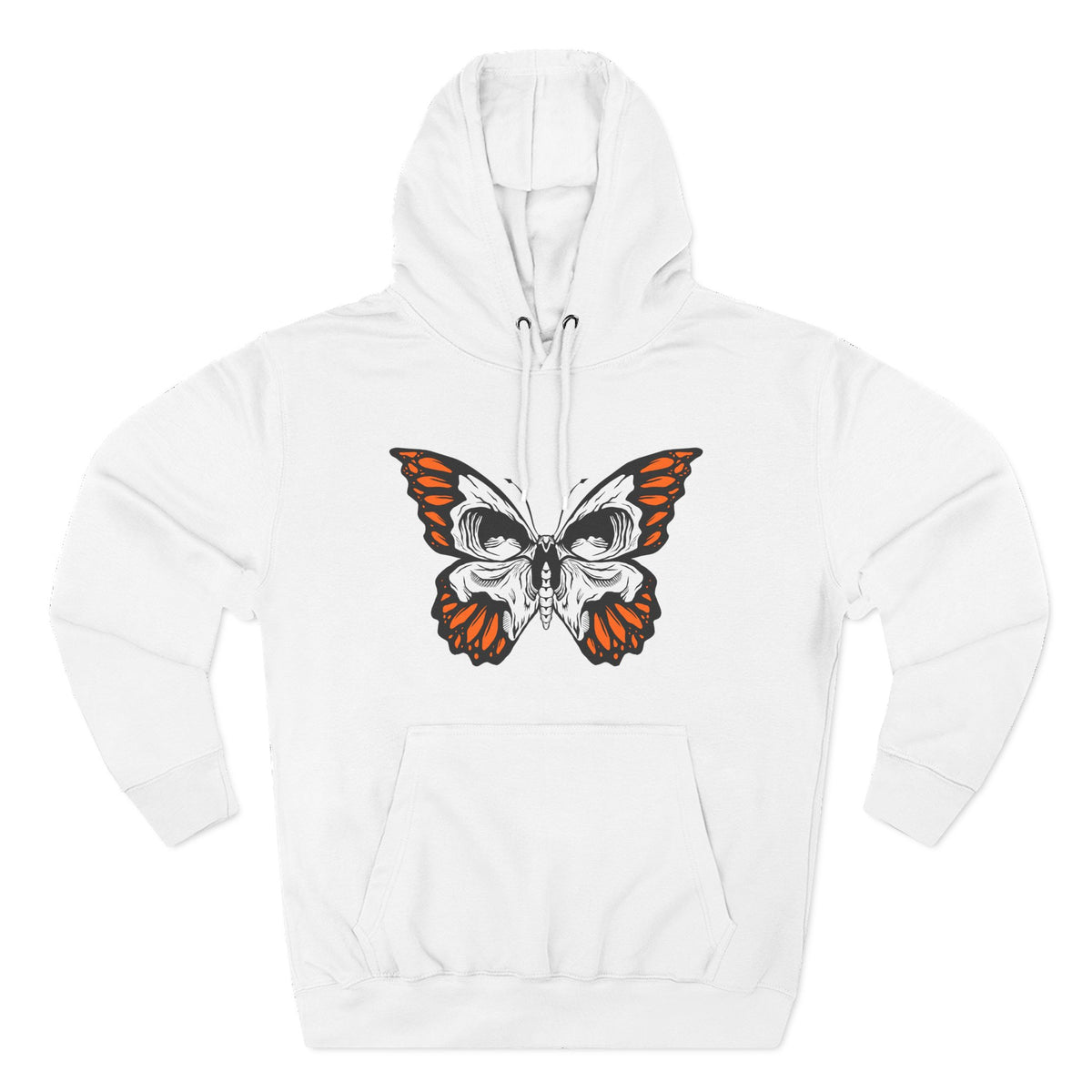 “Frankie FlowerFly” Gothic Butterfly & Sunflower Skeleton Hoodie