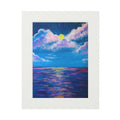 “Holographic Sunset” Passepartout Giclée Print