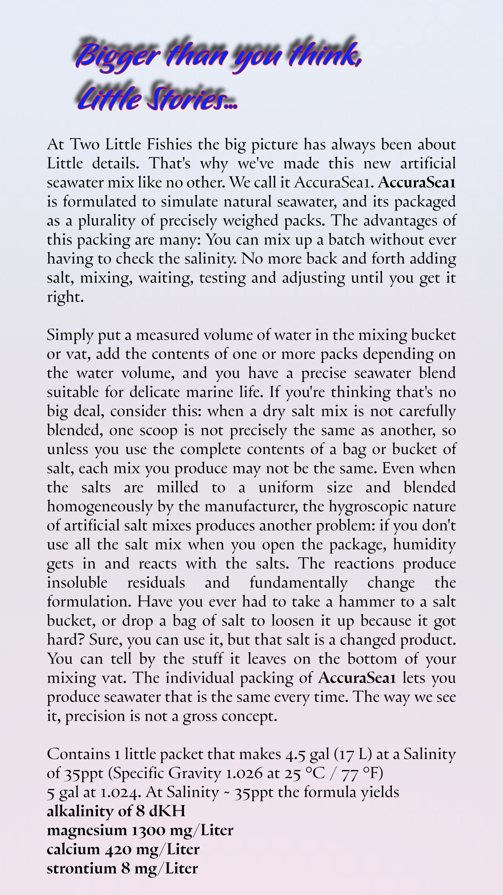 Accurasea1 • 5 Gallon Single Pouch