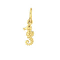 14K Yellow Gold Seahorse Charm